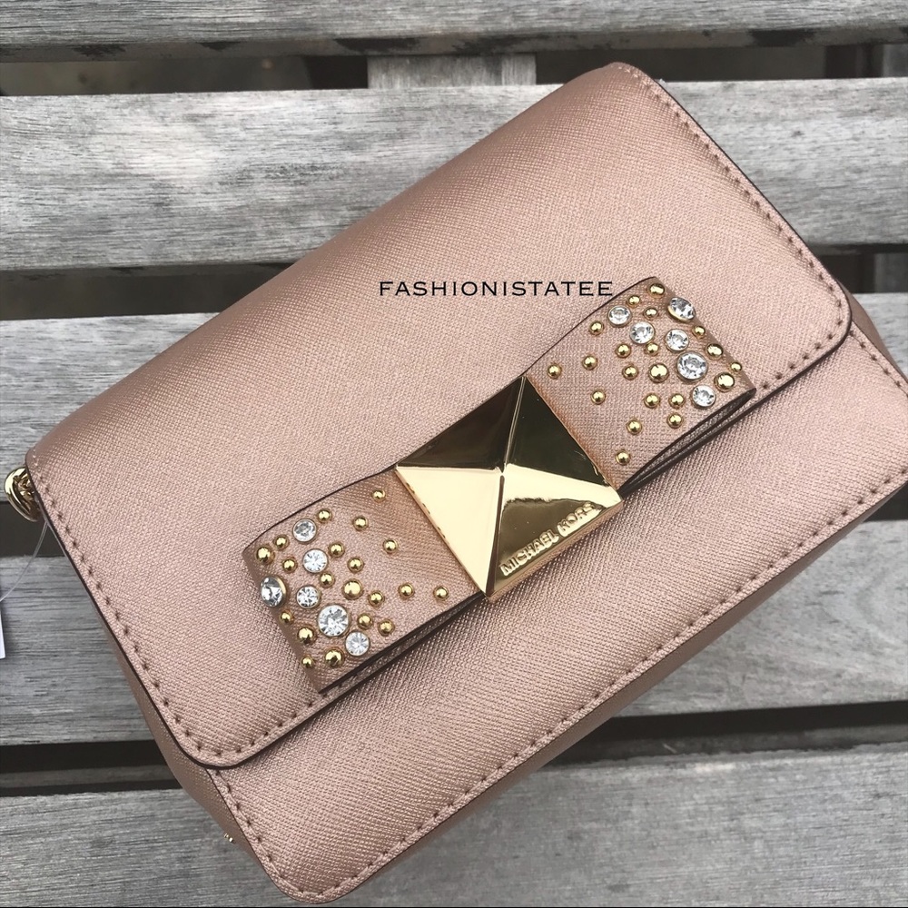 Michael Kors Small Ballet Bow Clutch crossbody NWT - Picture 6 of 8